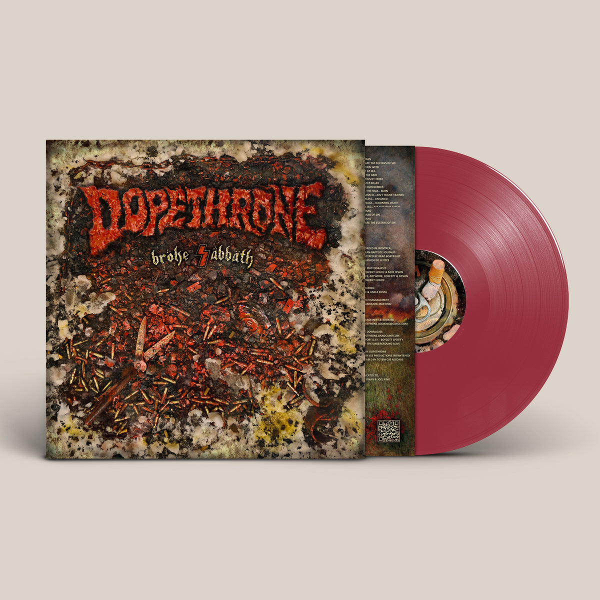 ''BROKE SABBATH'' LP - ''Oxblood'' Edition (LIMITED)